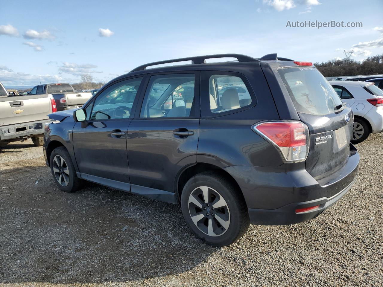 2017 Subaru Forester 2.5i Gray vin: JF2SJABC7HH439195