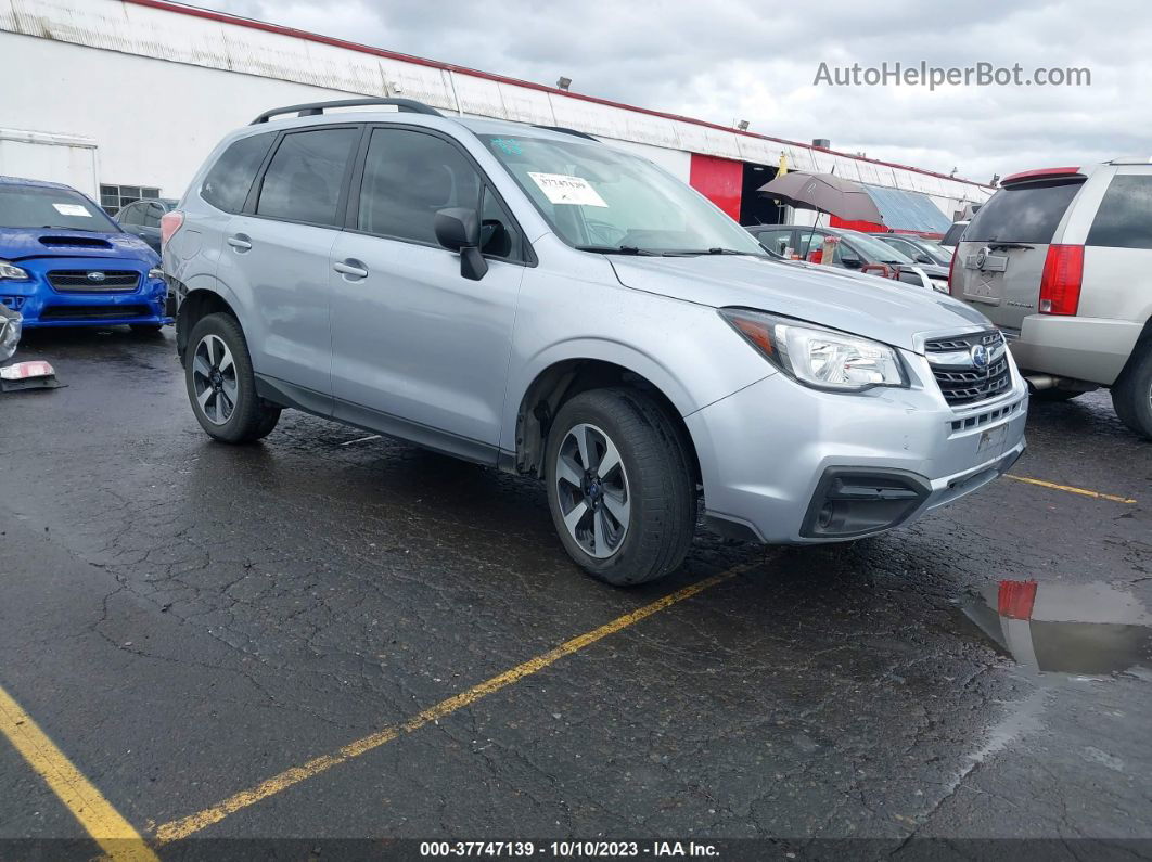 2017 Subaru Forester 2.5i Silver vin: JF2SJABC7HH494889