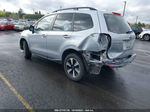 2017 Subaru Forester 2.5i Silver vin: JF2SJABC7HH494889