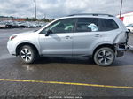 2017 Subaru Forester 2.5i Silver vin: JF2SJABC7HH494889