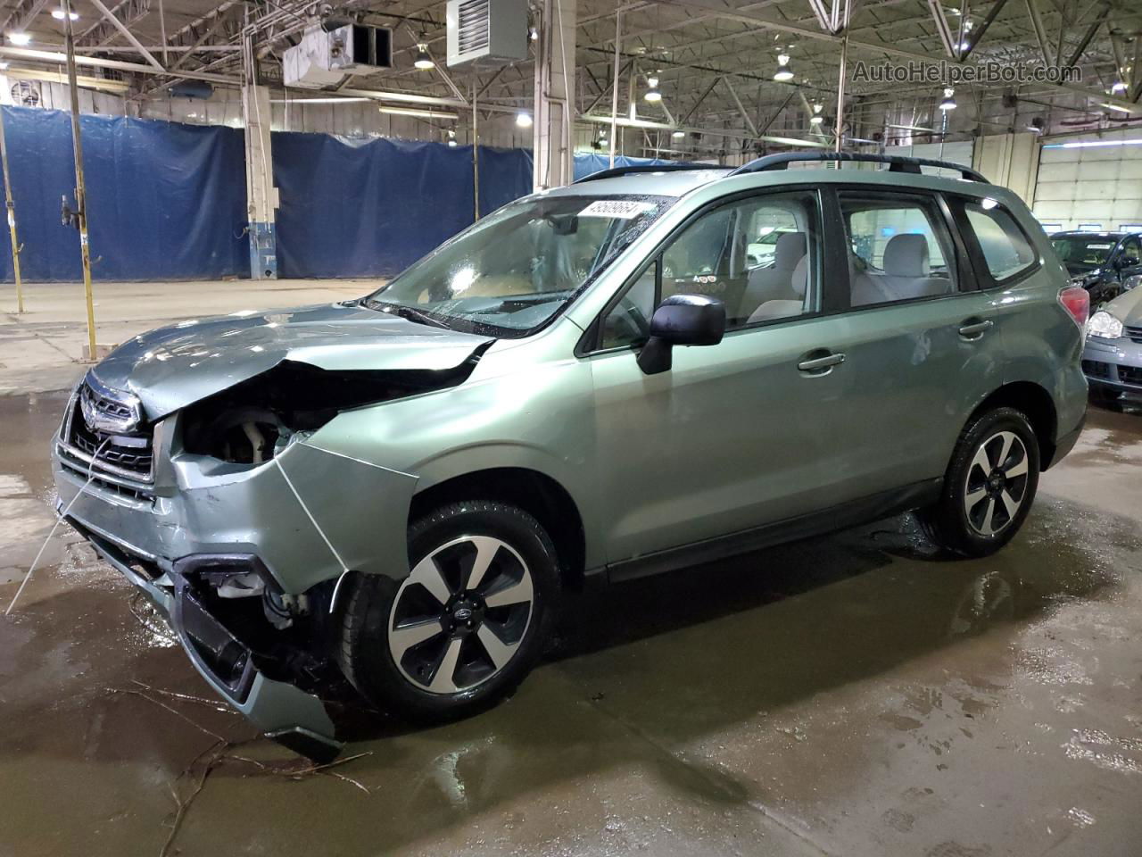 2017 Subaru Forester 2.5i Green vin: JF2SJABC7HH545338