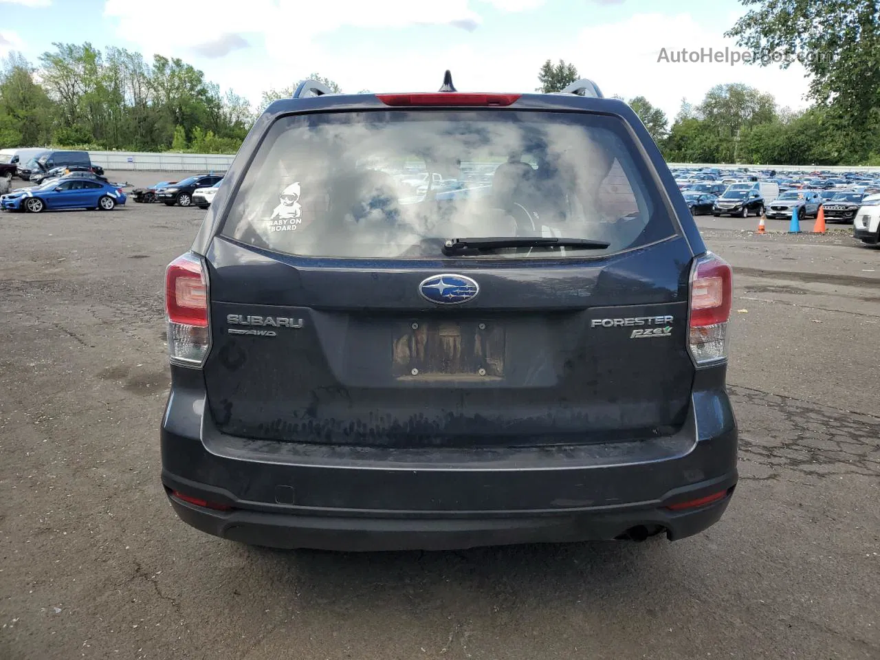 2017 Subaru Forester 2.5i Black vin: JF2SJABC7HH575309