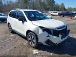 2017 Subaru Forester 2.5i White vin: JF2SJABC7HH800151