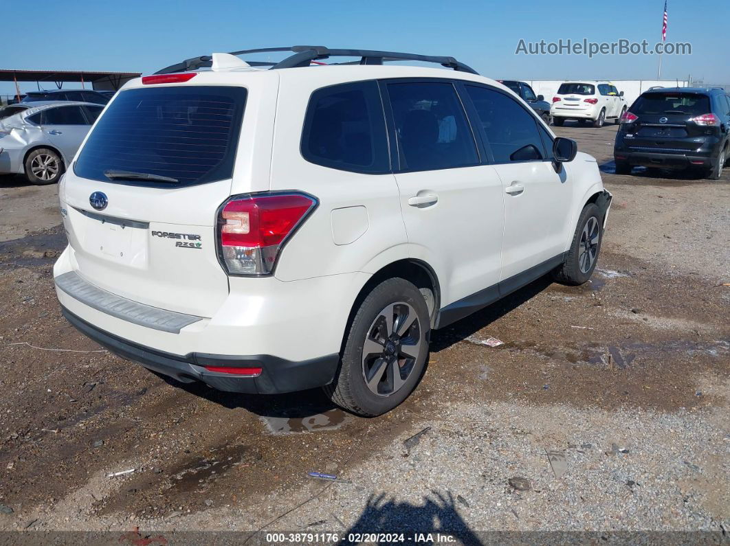 2017 Subaru Forester 2.5i White vin: JF2SJABC7HH800151