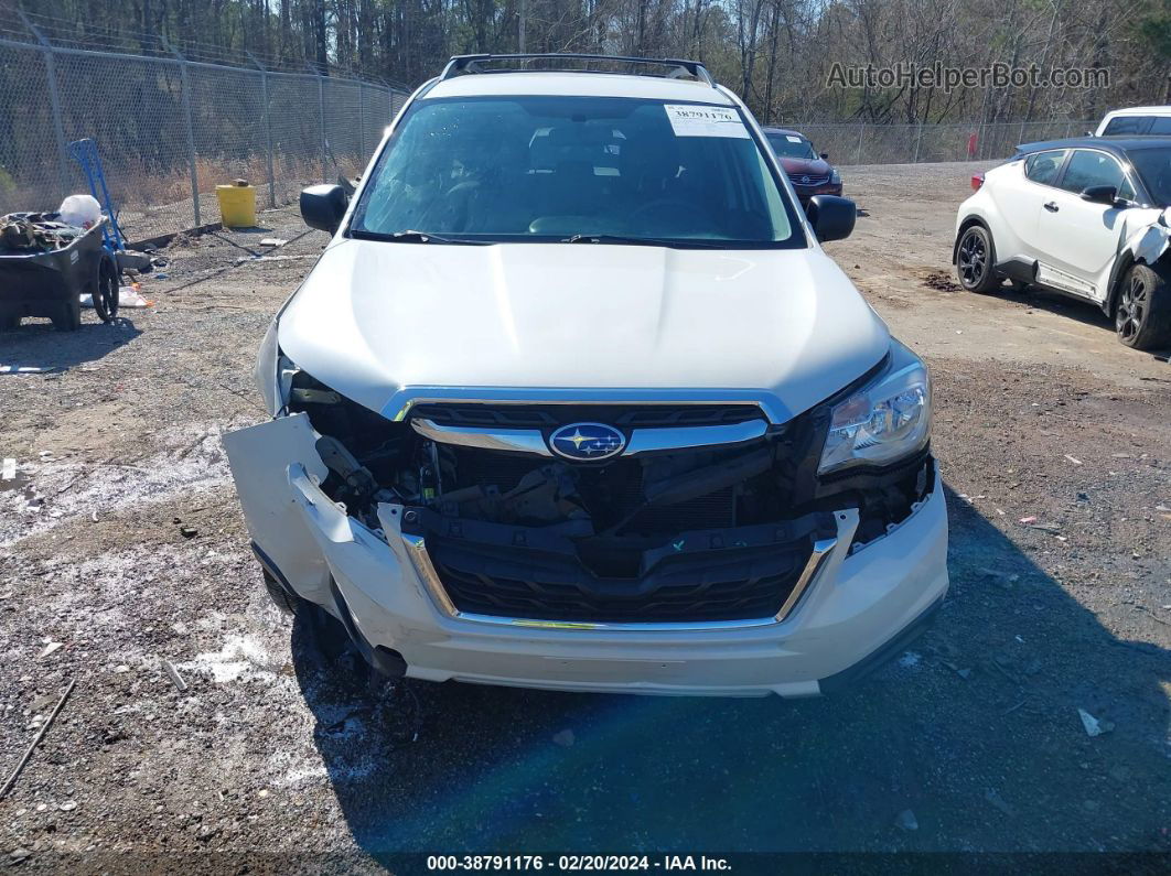 2017 Subaru Forester 2.5i White vin: JF2SJABC7HH800151