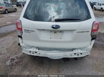 2018 Subaru Forester 2.5i White vin: JF2SJABC7JH489004