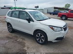 2018 Subaru Forester 2.5i White vin: JF2SJABC7JH489004