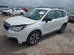 2018 Subaru Forester 2.5i White vin: JF2SJABC7JH489004