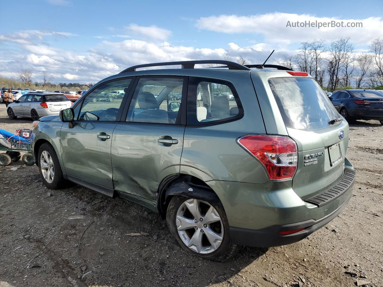 2015 Subaru Forester 2.5i Серый vin: JF2SJABC8FH413542