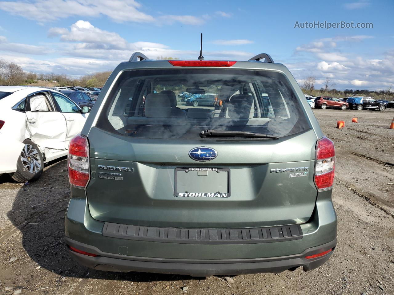 2015 Subaru Forester 2.5i Серый vin: JF2SJABC8FH413542