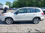 2015 Subaru Forester 2.5i White vin: JF2SJABC8FH424251