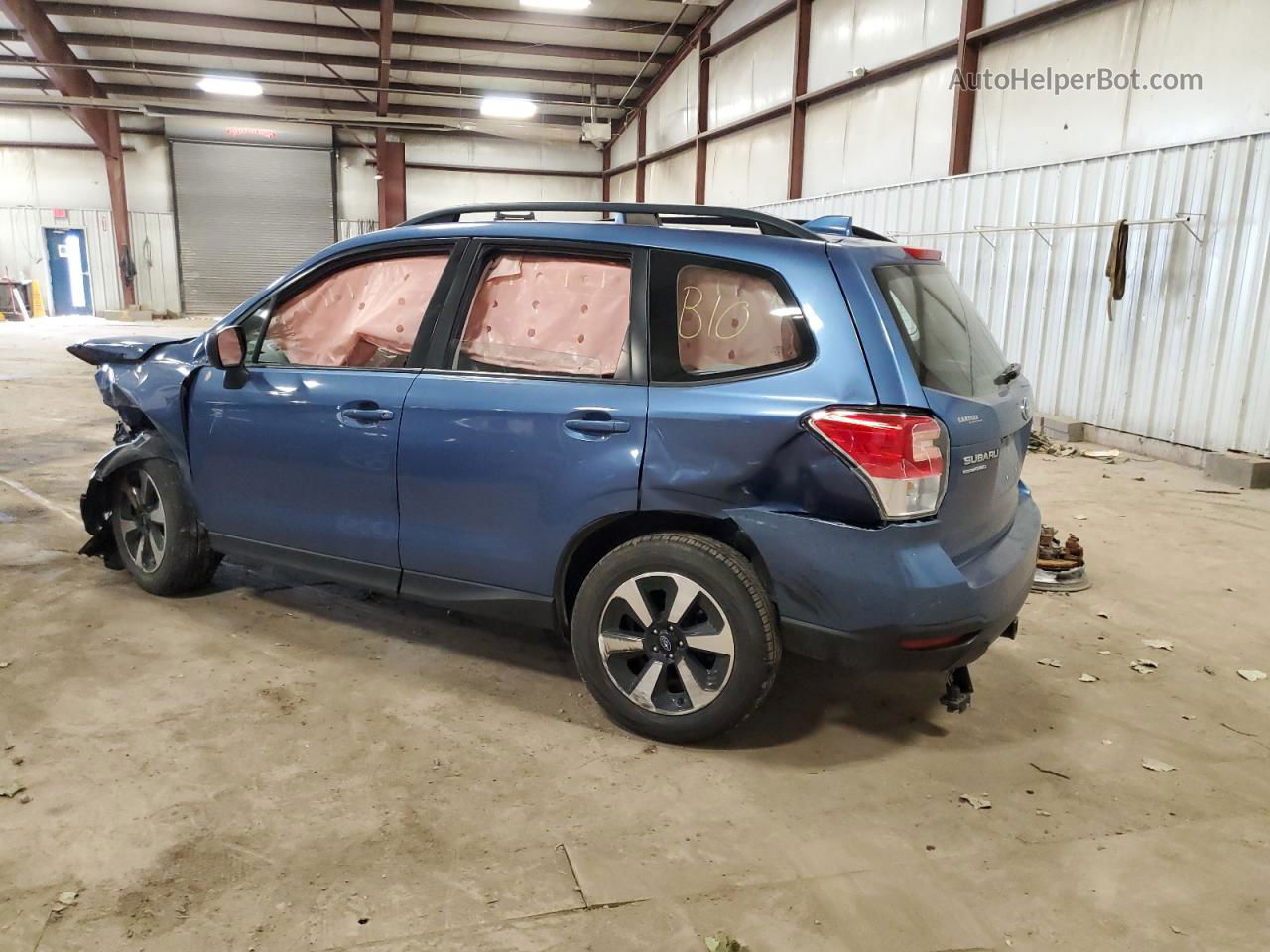 2018 Subaru Forester 2.5i Blue vin: JF2SJABC8JH433248