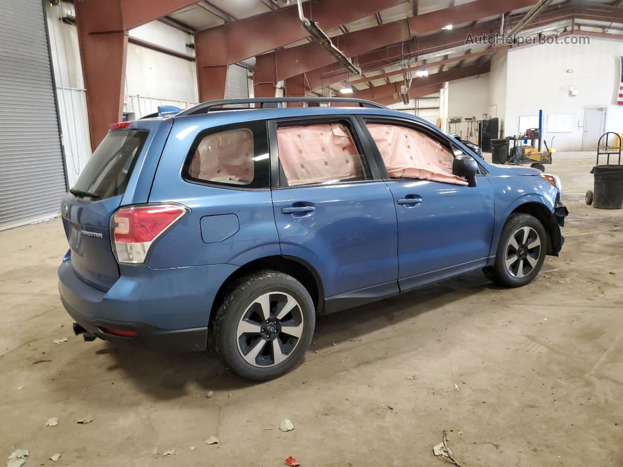 2018 Subaru Forester 2.5i Blue vin: JF2SJABC8JH433248