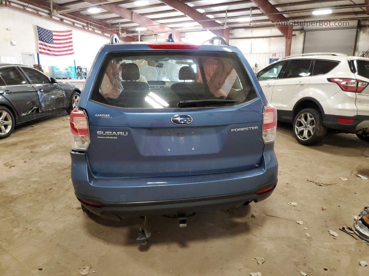 2018 Subaru Forester 2.5i Blue vin: JF2SJABC8JH433248