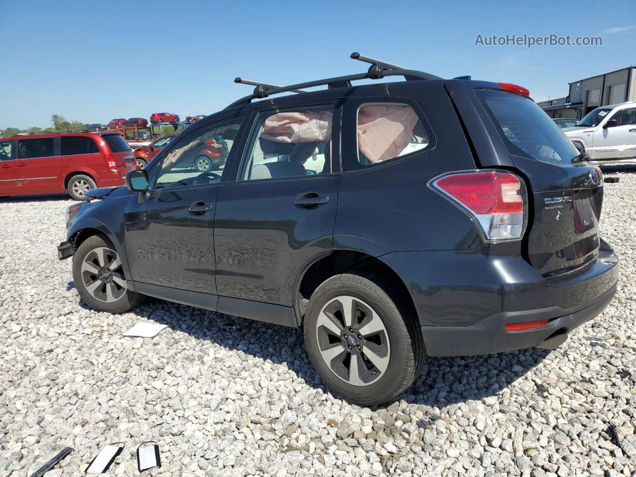 2018 Subaru Forester 2.5i Синий vin: JF2SJABC8JH448803