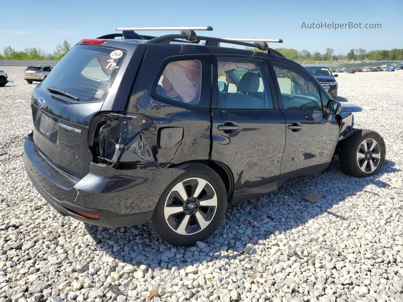 2018 Subaru Forester 2.5i Синий vin: JF2SJABC8JH448803