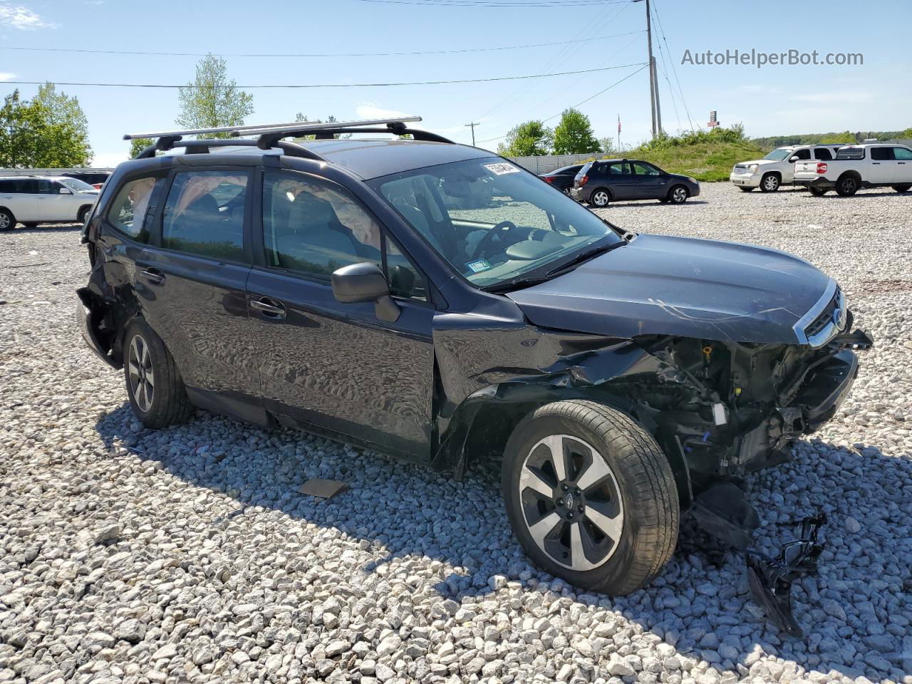 2018 Subaru Forester 2.5i Синий vin: JF2SJABC8JH448803