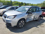 2018 Subaru Forester 2.5i Silver vin: JF2SJABC8JH484815