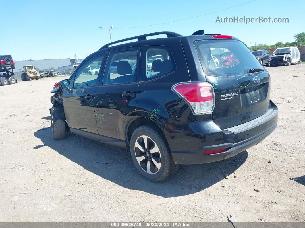 2018 Subaru Forester 2.5i Black vin: JF2SJABC8JH544091