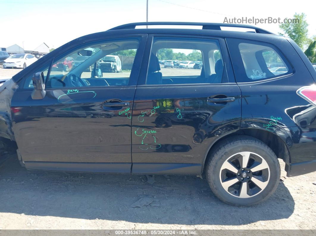 2018 Subaru Forester 2.5i Black vin: JF2SJABC8JH544091