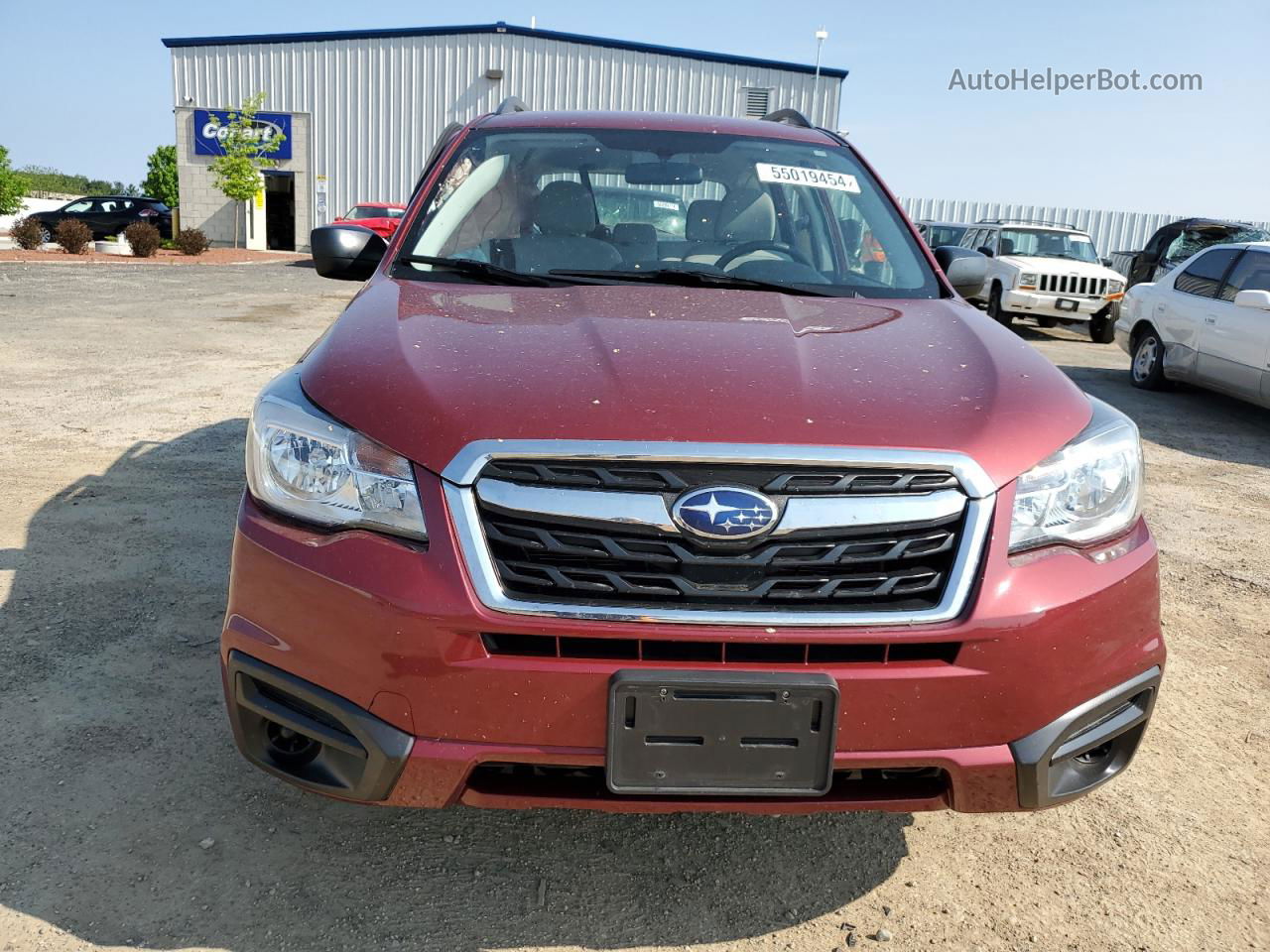 2018 Subaru Forester 2.5i Red vin: JF2SJABC8JH589905