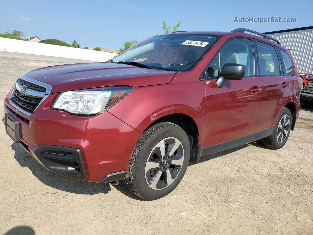 2018 Subaru Forester 2.5i Red vin: JF2SJABC8JH589905