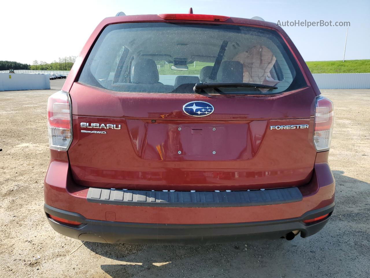 2018 Subaru Forester 2.5i Red vin: JF2SJABC8JH589905