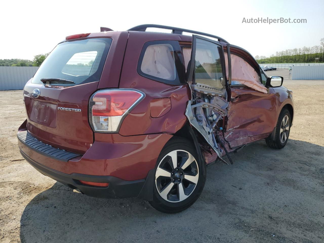 2018 Subaru Forester 2.5i Red vin: JF2SJABC8JH589905