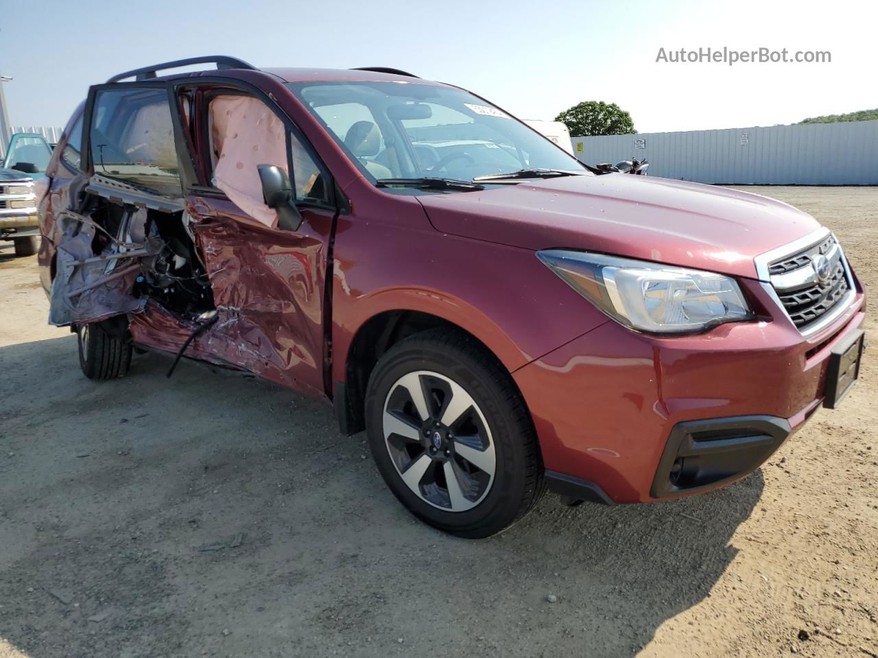 2018 Subaru Forester 2.5i Red vin: JF2SJABC8JH589905