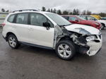 2015 Subaru Forester 2.5i White vin: JF2SJABC9FH462247