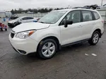 2015 Subaru Forester 2.5i White vin: JF2SJABC9FH462247