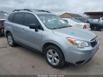 2015 Subaru Forester 2.5i Silver vin: JF2SJABC9FH522513