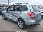 2015 Subaru Forester 2.5i Silver vin: JF2SJABC9FH522513