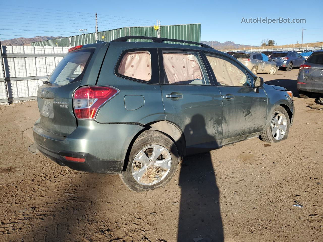 2016 Subaru Forester 2.5i Green vin: JF2SJABC9GH414541