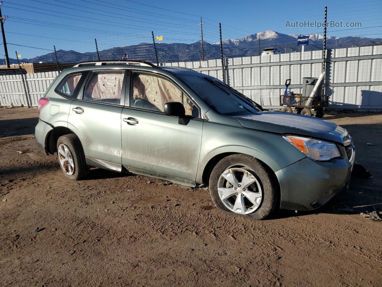 2016 Subaru Forester 2.5i Green vin: JF2SJABC9GH414541