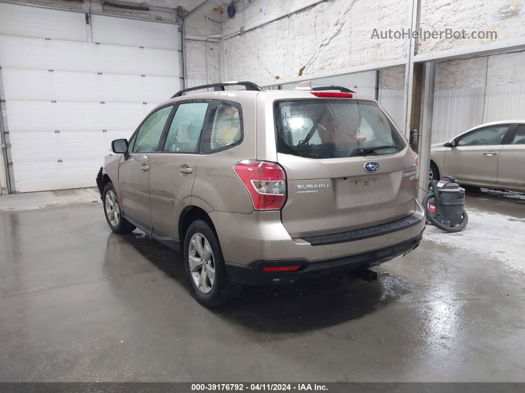 2016 Subaru Forester 2.5i Beige vin: JF2SJABC9GH443053