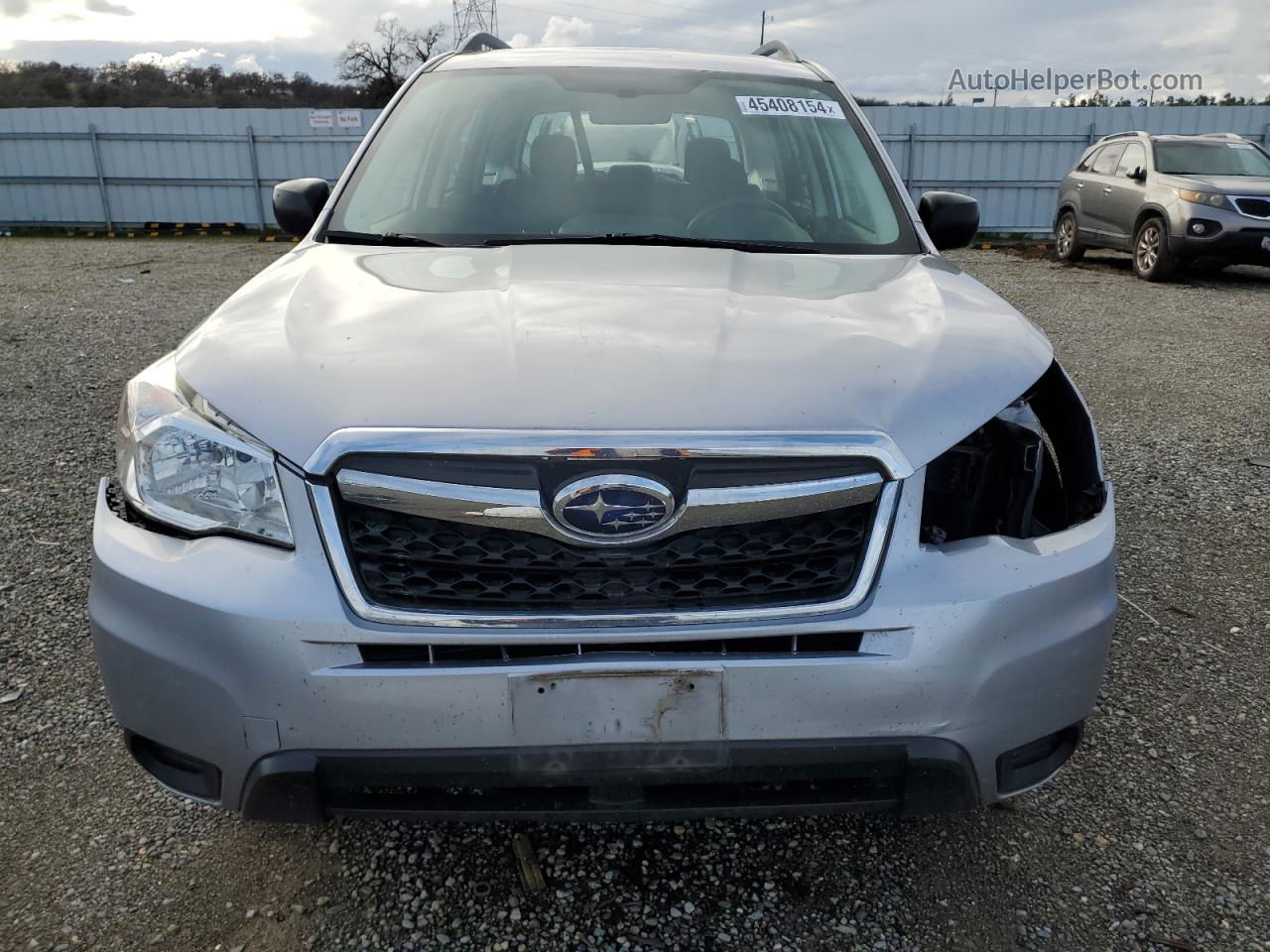 2016 Subaru Forester 2.5i Silver vin: JF2SJABC9GH443103