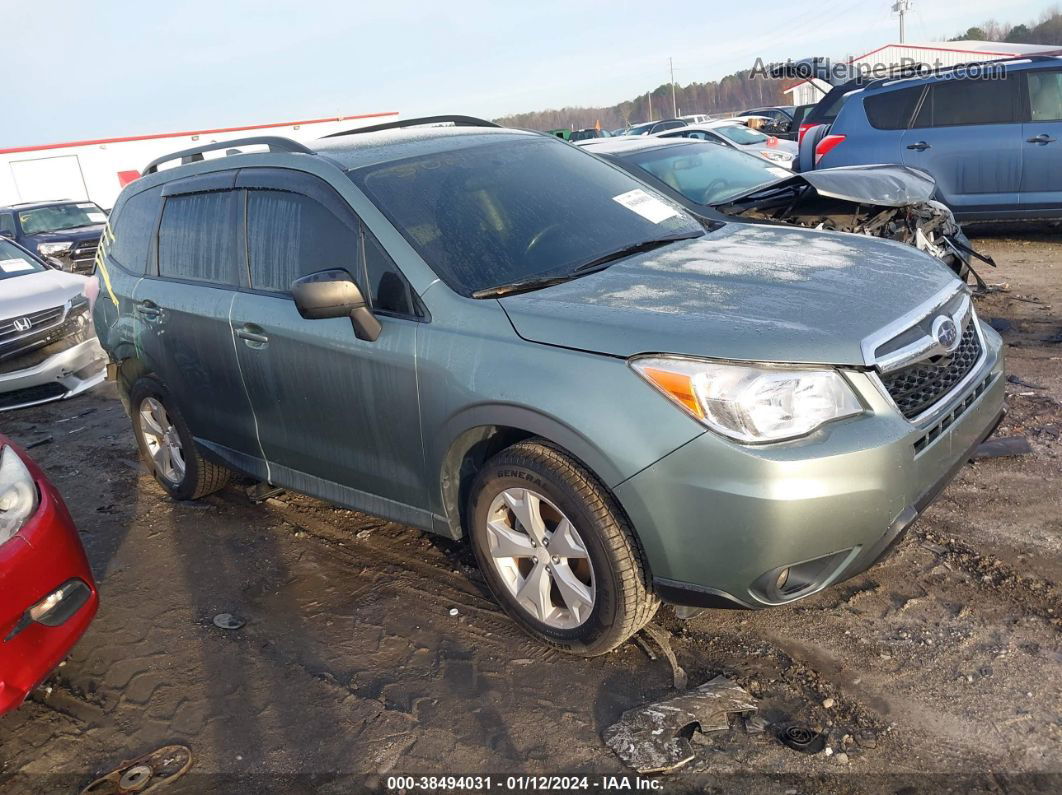 2016 Subaru Forester 2.5i Green vin: JF2SJABC9GH448611