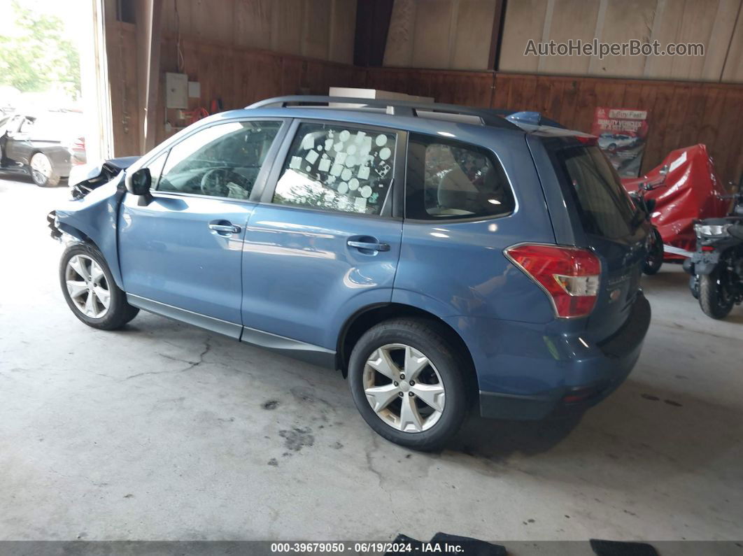 2016 Subaru Forester 2.5i Blue vin: JF2SJABC9GH508144