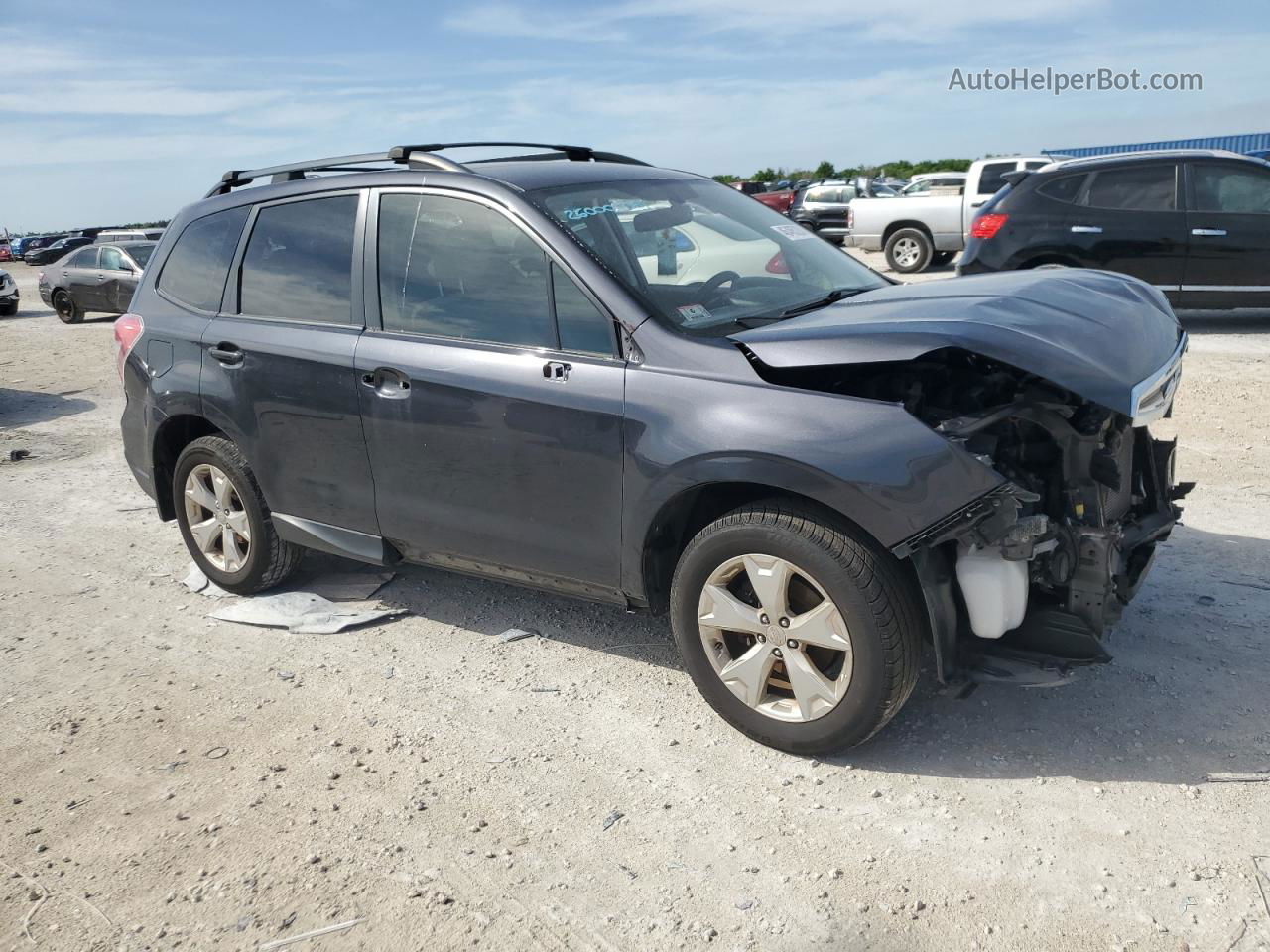 2016 Subaru Forester 2.5i Blue vin: JF2SJABC9GH534517