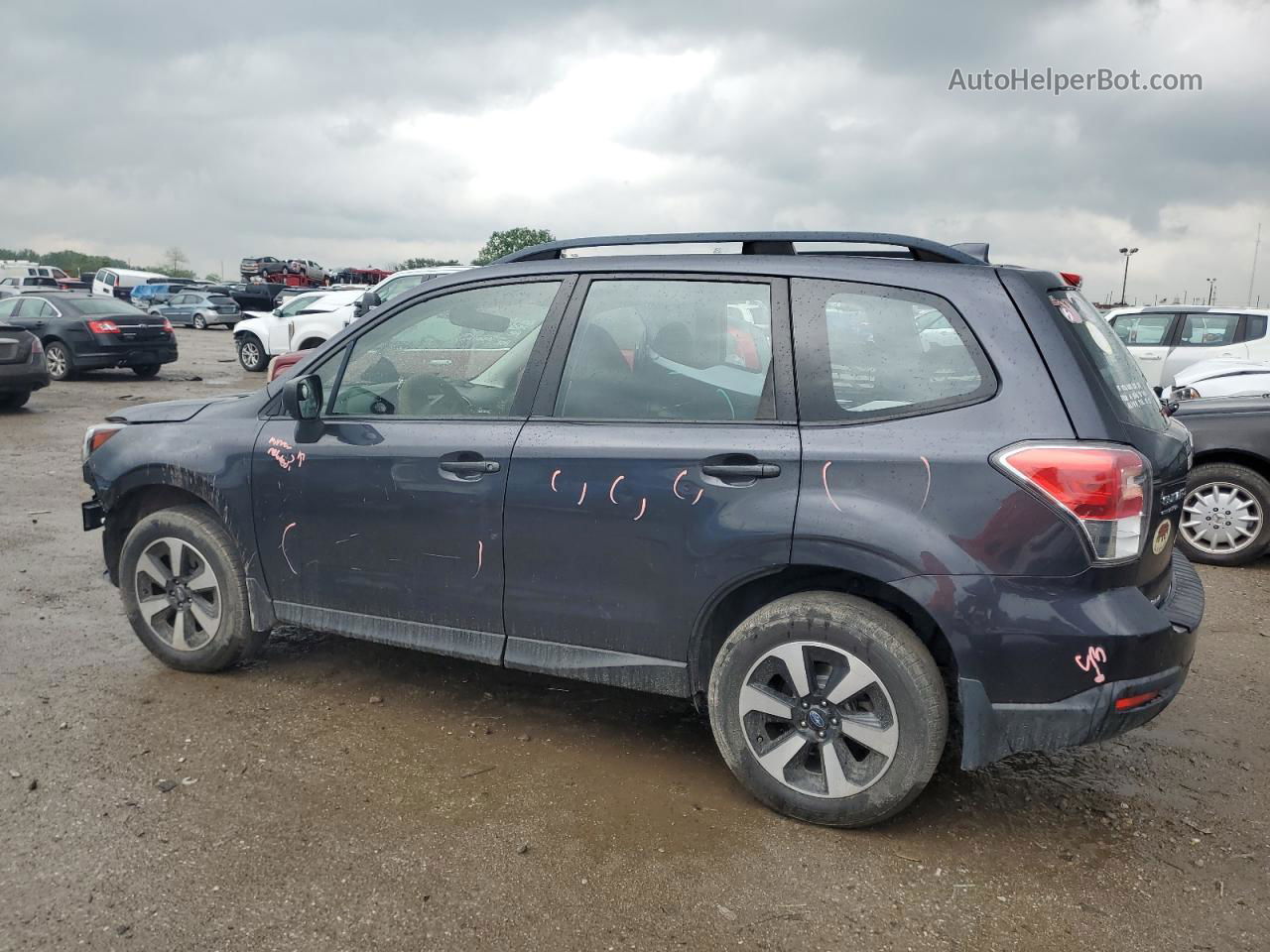 2017 Subaru Forester 2.5i Black vin: JF2SJABC9HH469041