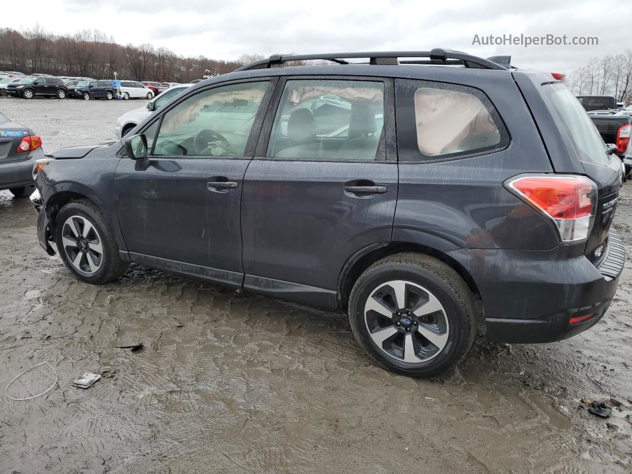 2017 Subaru Forester 2.5i Gray vin: JF2SJABC9HH503320