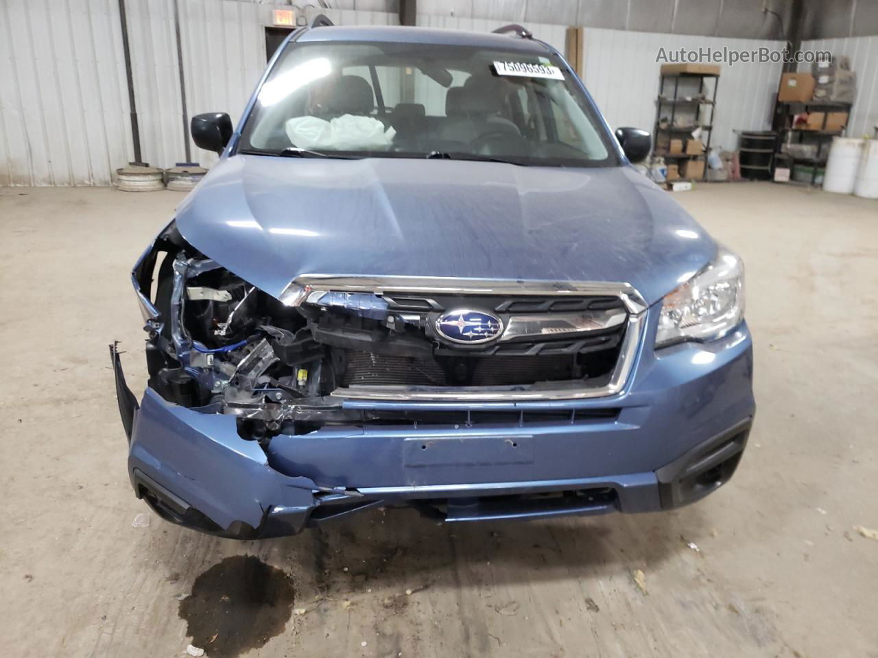 2018 Subaru Forester 2.5i Blue vin: JF2SJABC9JH471748