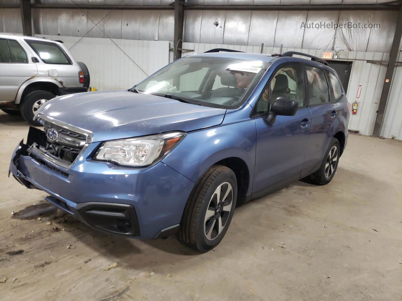 2018 Subaru Forester 2.5i Blue vin: JF2SJABC9JH471748