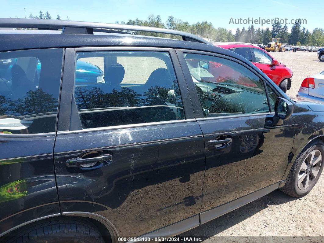 2018 Subaru Forester 2.5i Black vin: JF2SJABC9JH496018