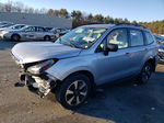 2018 Subaru Forester 2.5i Silver vin: JF2SJABC9JH527039