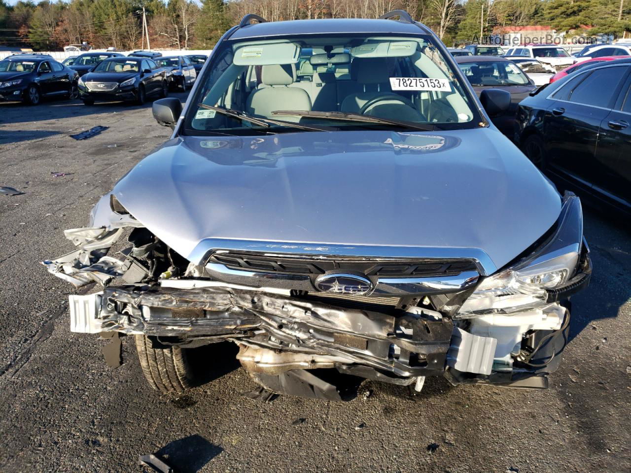 2018 Subaru Forester 2.5i Silver vin: JF2SJABC9JH527039