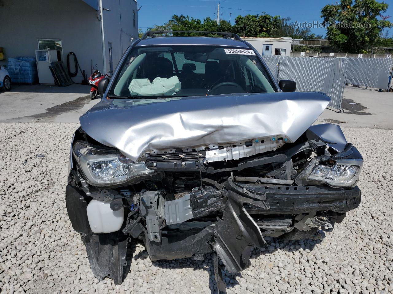 2018 Subaru Forester 2.5i Gray vin: JF2SJABC9JH550577