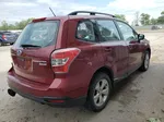 2015 Subaru Forester 2.5i Burgundy vin: JF2SJABCXFH416507