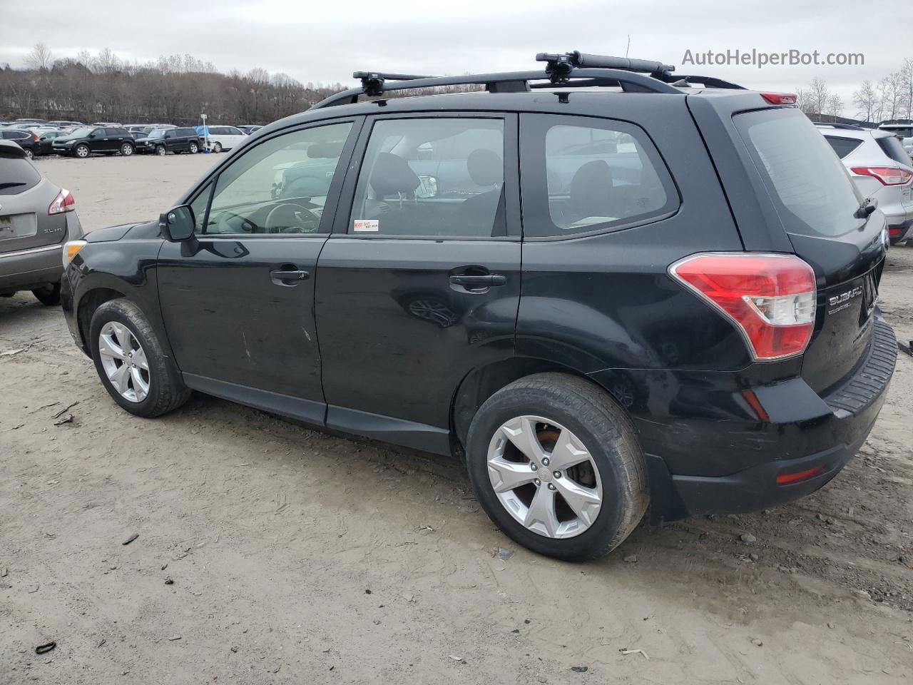 2015 Subaru Forester 2.5i Black vin: JF2SJABCXFH422257